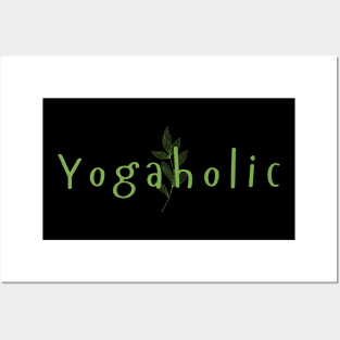 Yogaholic Posters and Art